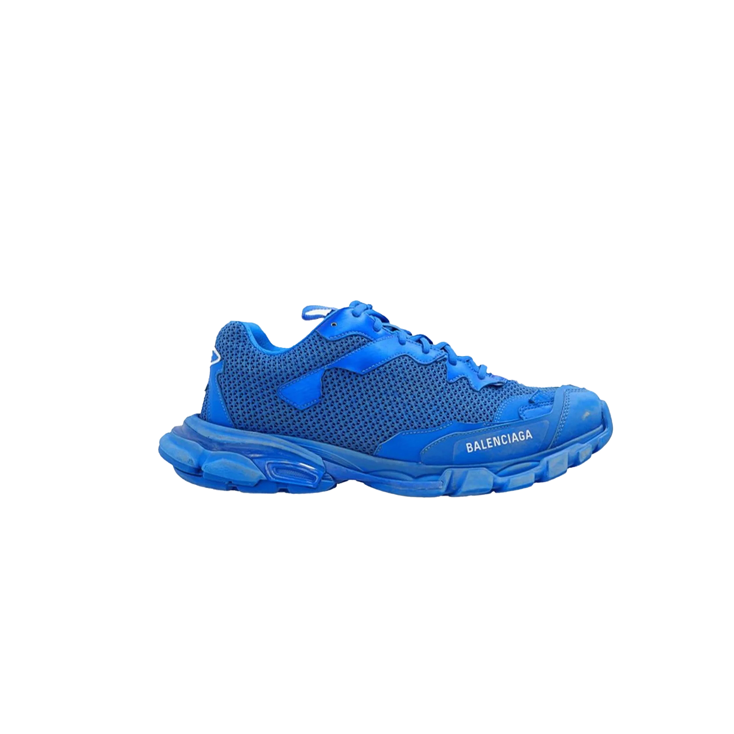 Ba*len*cia*ga blue track 3 sneakers 760875w3rf54000